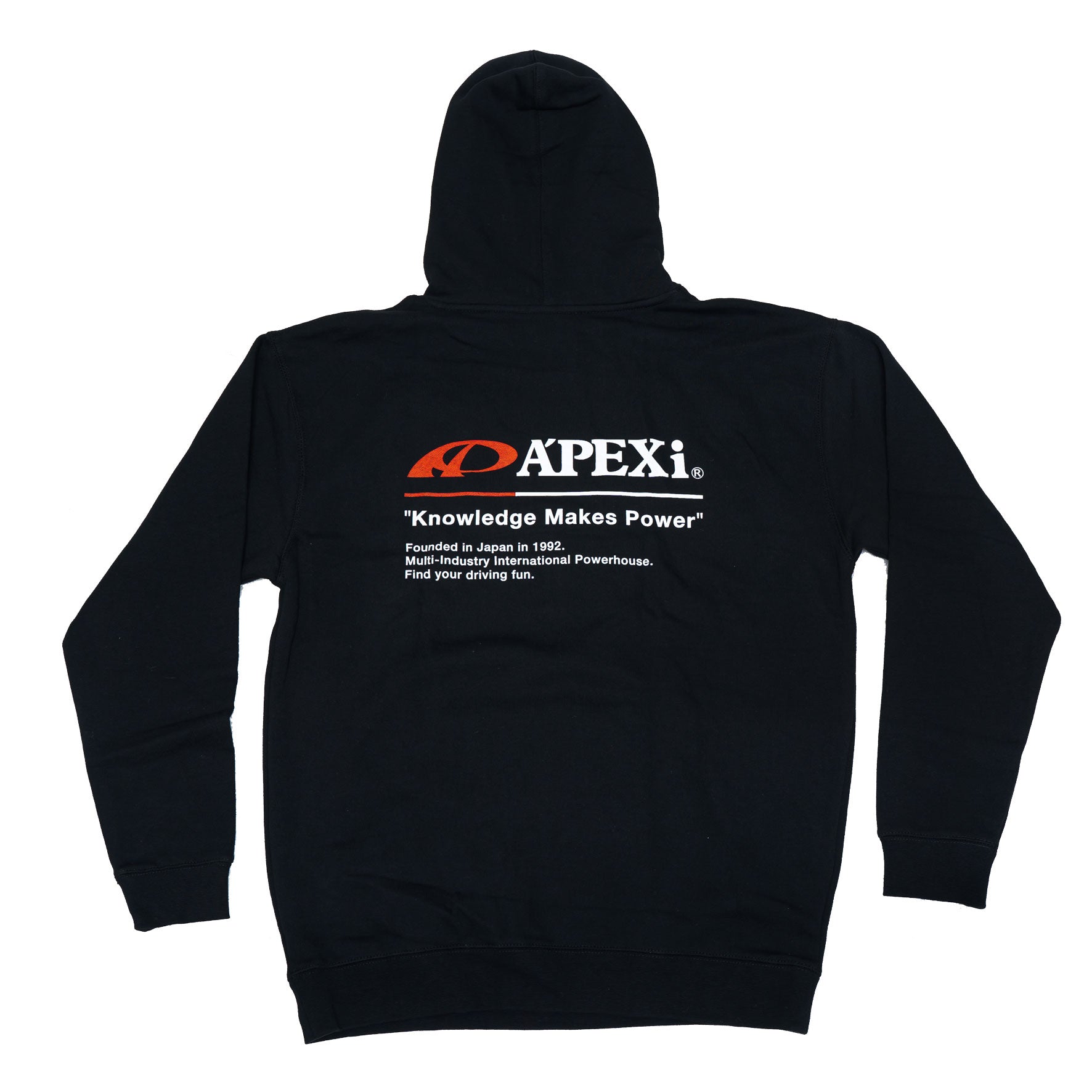 A'PEXi Hoodie - Classic Knowledge Makes Power - Black - 0