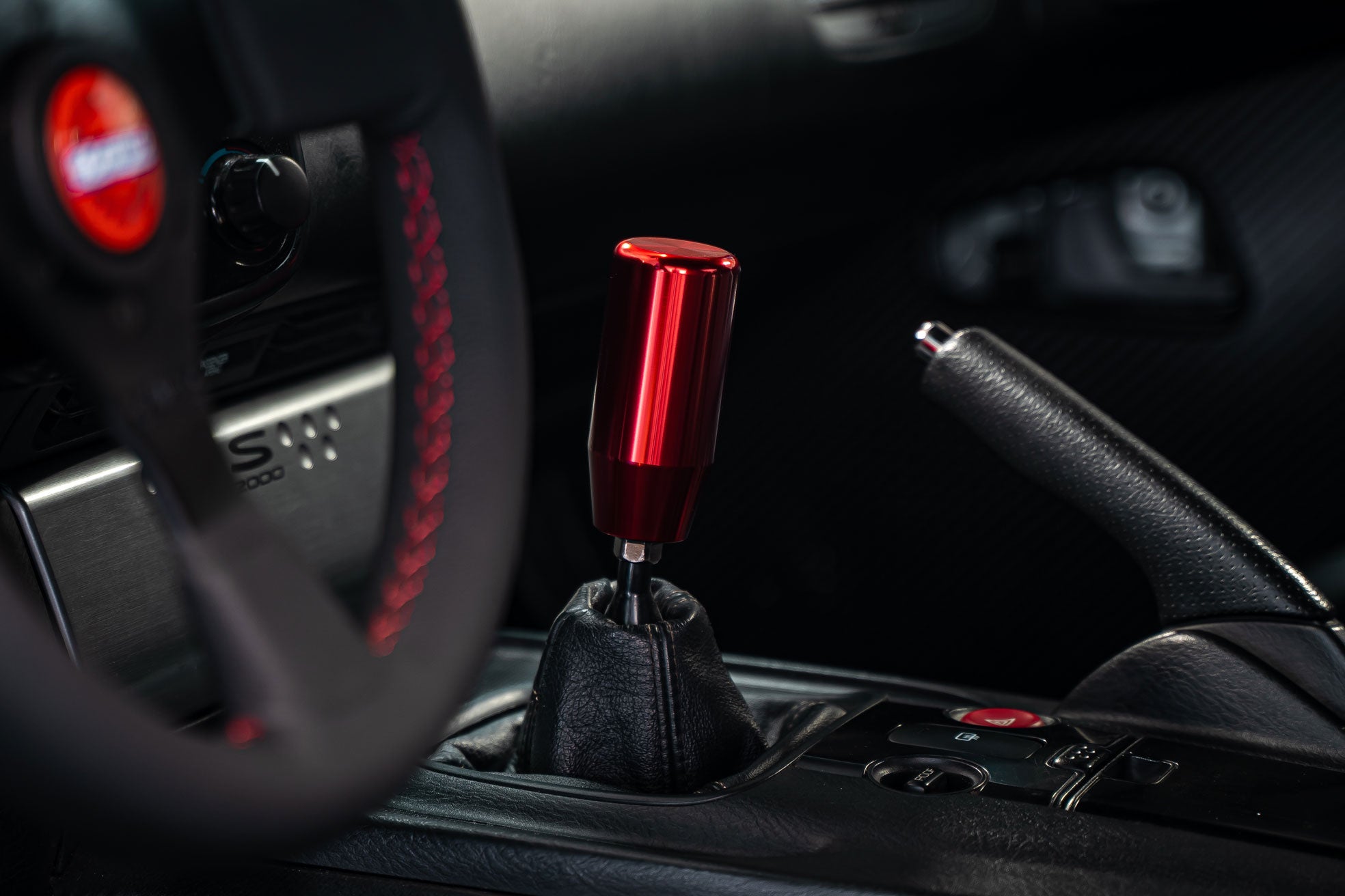 A'PEXi - N1 Shift Knob - Time Attack Red [Aluminum]