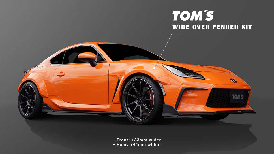 TOM'S Racing - Wide Body Over Fender for Toyota GR86 2022+-1