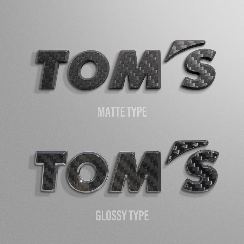 Tom Smith Racing Logo TOM'S Racing - Carbon Fiber Logo Emblem Badge | APEXi USA