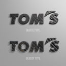 TOM'S Racing - Carbon Fiber Logo Emblem Badge-4