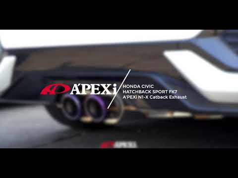A'PEXi - N1 Evo Extreme (Catback) - 2017-2021 Honda Civic Hatchback Sport [FK7]-8