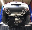 TOM'S Racing - Stainless Exhaust System - 2019+ Lexus UX200/ UX250h [2WD Only] (Stainless Steel Polished- Quad Tips)-3