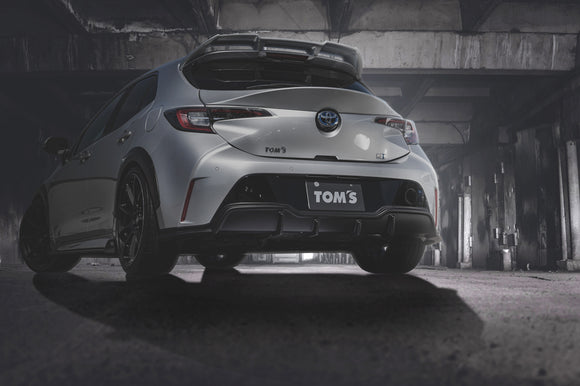 TOM'S Racing - Rear Bumper Diffuser [No-Exhaust Outlet] - 2019-2022 Toyota Corolla Hatchback