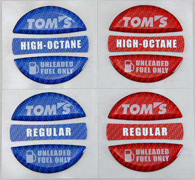 トミーページ TOM'S Racing - Fuel Cap Garnish Sticker | APEXi USA