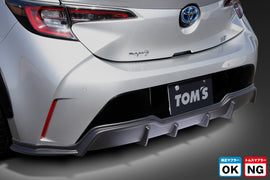 TOM'S Racing - Rear Bumper Diffuser [No-Exhaust Outlet] for 2019-2022 Toyota Corolla Hatchback ** Pre-Order : ETA Mid October ** - 0
