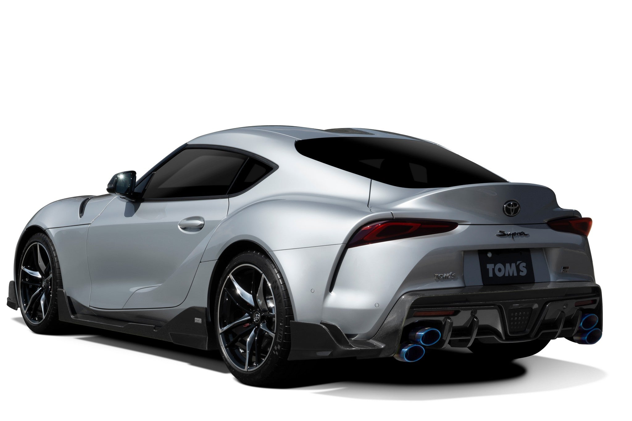 TOM'S Racing - 2020+ Toyota GR Supra Rear Bundle Kit - Barrel Muffler ...
