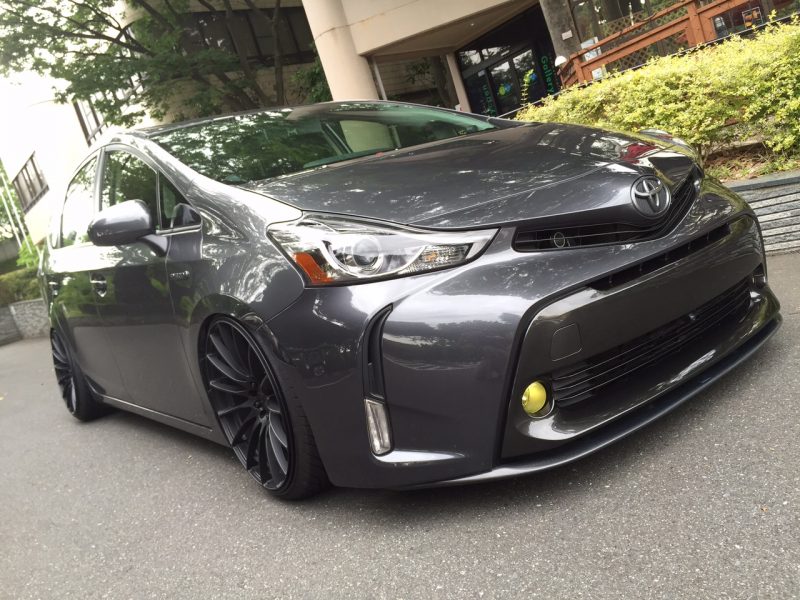 LEXON - Front Lip Spoiler (FRP) - Toyota Prius Alpha/ V (2015+)